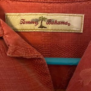 Tommy Bahama Red Casino button up